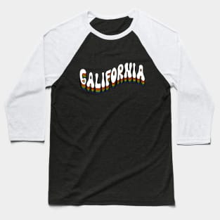 California Rainbow Baseball T-Shirt